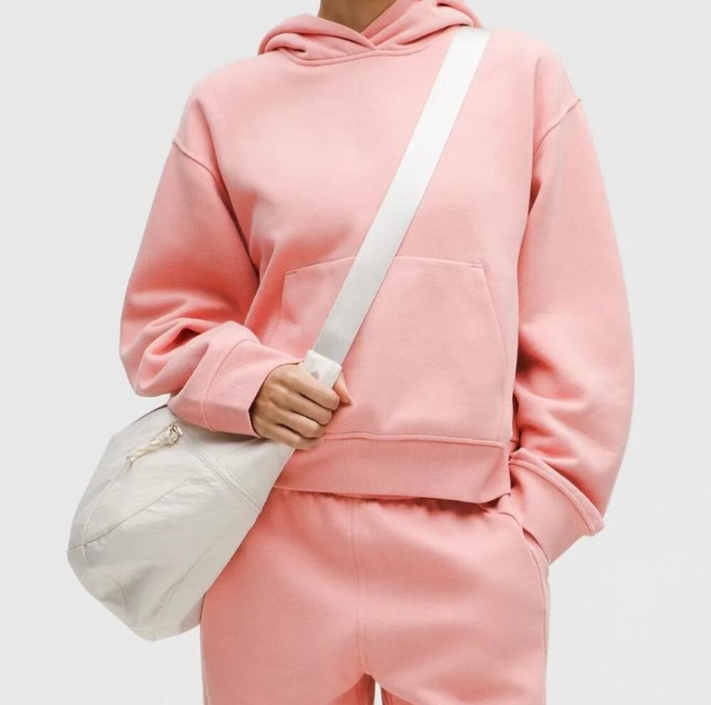 Lululemon Women's Pink Steady State Hoodie Size M